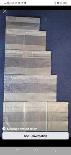 Transparent Hm Plastic Grocery Bag