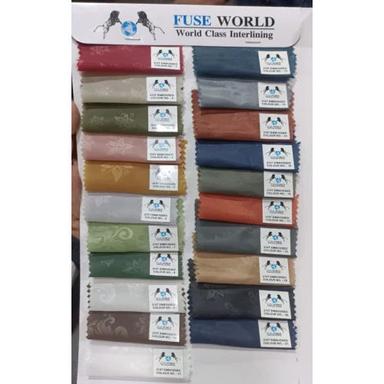 Multicolored Polyester Satin Fabric