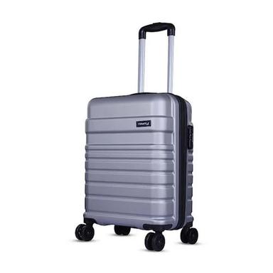Zipper Verage 20 Inch Hard Grey Trolley Suitcase
