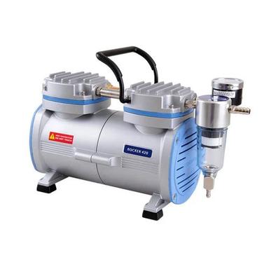 Silver 125W Oil Free Compressor Vacuum Pump