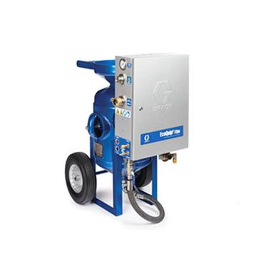 White And Blue Industrial Wet Blasting Machine