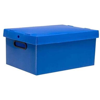Blue Pp Corrugated Storage Box Application: Industrial