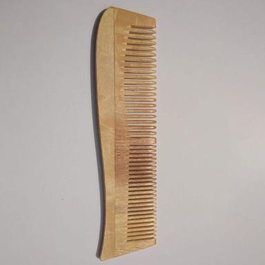 Brown 19 Cm Neem Wood Hair Comb