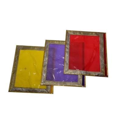 Multicolor Pvc Saree Packaging Zipper Bag