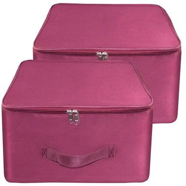 Pink Blanket Storage Bag