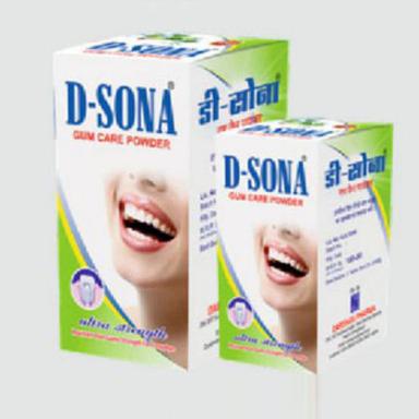 D-Sona Tooth Powder Age Group: Suitable For All Ages