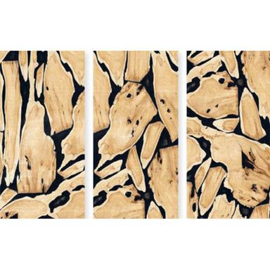Non-Slip 600 X 1200 Mm Alfa Wood Carving Gvt-Pgvt Tiles
