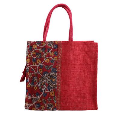 Red Jute Lunch Bags