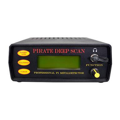 Black Deep Scan Pulse Induction Metal Detector