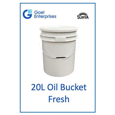 White 20L Oil Bucket