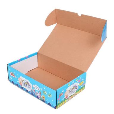 Blue 5 Ply Printed Corrugated Box