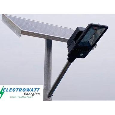 Sliver 14W Solar Led Street Light With Pir Sensor