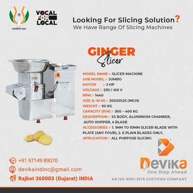 Lower Energy Consumption Ginger Processing Unit