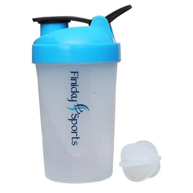 Blue Pvc Gym Shaker Bottle