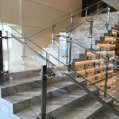 Transparent Stainless Steel Stair Railing