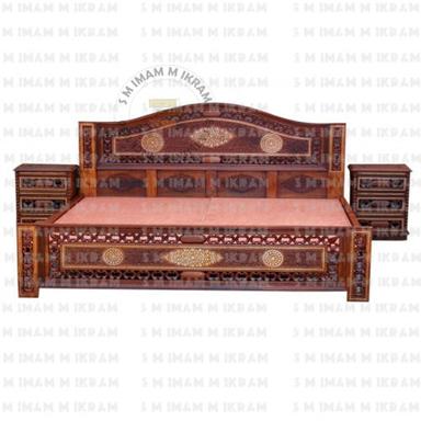 King Size Wooden Double Bed