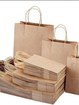Multicolor Printed Paper Shopping Bag