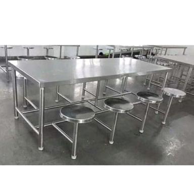 Stainless Steel Canteen Table And Chair Grade: First Class
