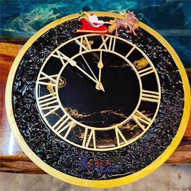 Black & Golden Wall Clock