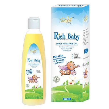 As Per Availability Rich Baby Daily Massage Oil