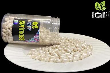 Kemry Metallic Beads Sugar Balls ( White )