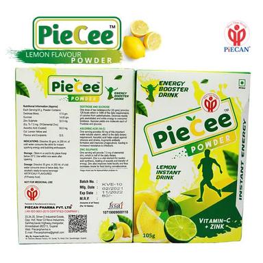 Piecee Lemon Instant Drink Vitamin C Plus Zinc Dosage Form: Powder