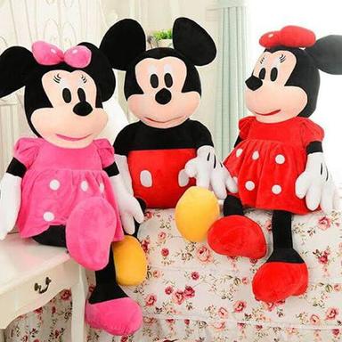 Red Mickey And Minnie Mouse Teddy Bear