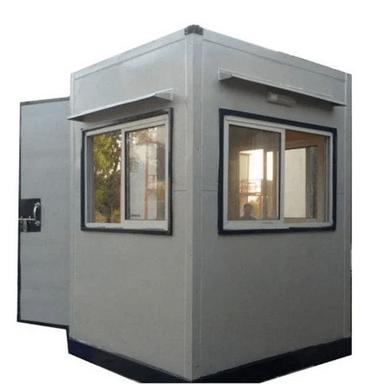 Grey Modular Toll Booth Security Cabin