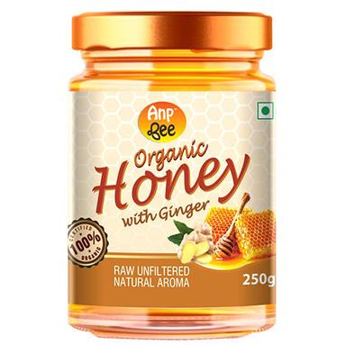 250 Gm Oragnic Honey With Ginger Additives: Not Added