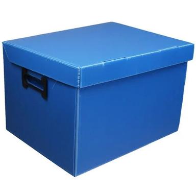 Blue Polypropylene Corrugated Box