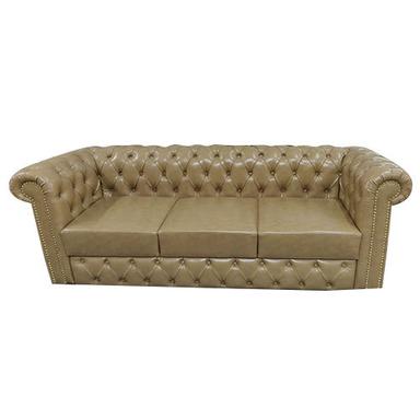 Leatherette Finish 3 Seater Sofa No Assembly Required