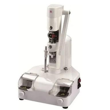 White Optical Lens 3 Pce Rimless Drilling Machine