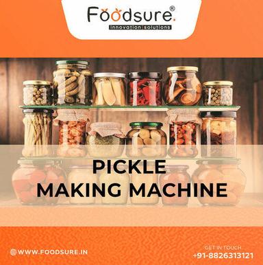 Pickle Processing Plant - Capacity: Upto 1000 Kg Kg/Hr