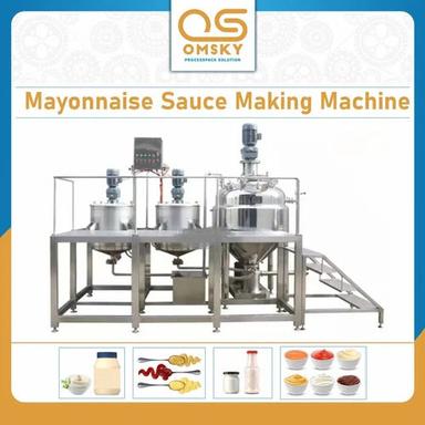 Silver Mayonnaise Sauce Making Machine