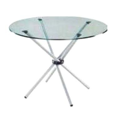Polished Restaurant Glass Table