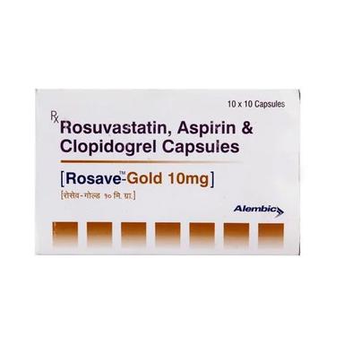 Rosuvastatin And Clopidogrel 10Mg Capsules General Medicines