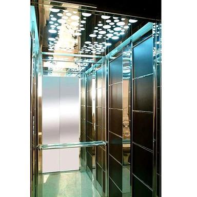 Stainless Steel Glass Designer Cabin Elevator