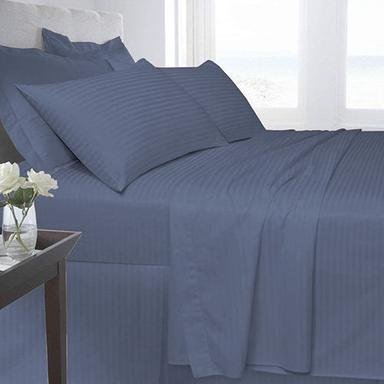 Printed Jaipur Linens Super Classic High Quality 300 Tc Stripe Cotton Flat Bedsheet