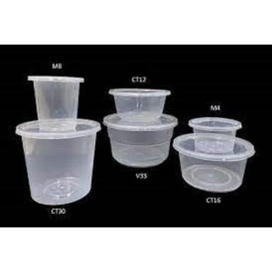 White Plastic Food Packaging Container