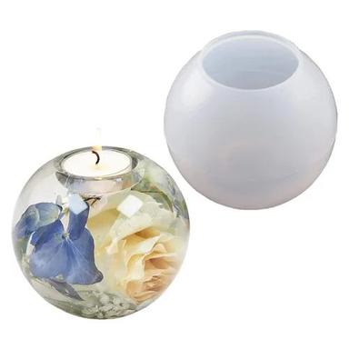 White Tea Light Candle Holder Mold For Resin Art