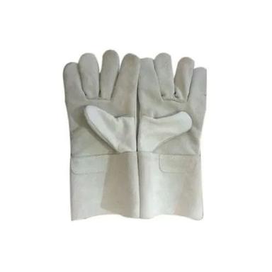 Leather Hand Gloves - Color: White
