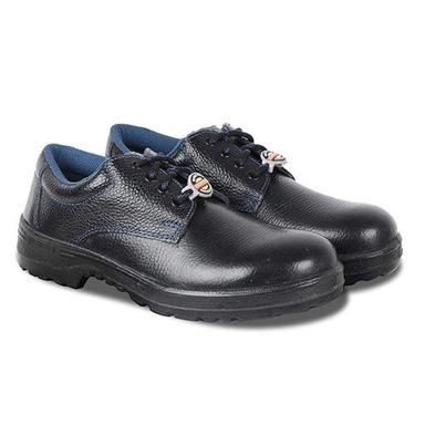 Black Leather Safety Shoes
