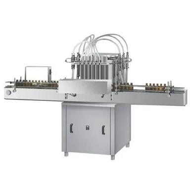 Silver Fully Automatic Liquid Filling Machine