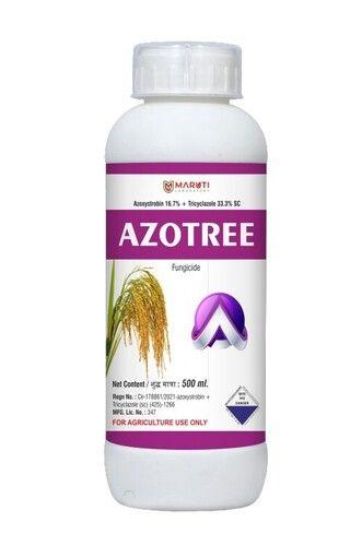 Azoxystrobin 16.7 Tricyclazole 33.3 Sc  Azotree Broad-Spectrum Fungicide Liquid