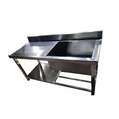 Stainless Steel Hotel Sink Table With Tray Application: Home