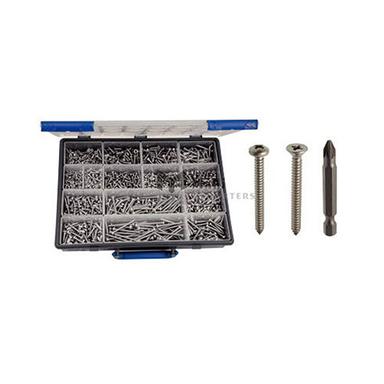 26331 Set Of Pozidriv Self Tapping Screws + Bits