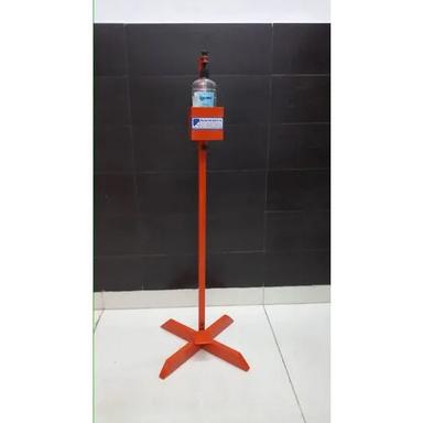 Orange Foot Operated Sanitiser Stand
