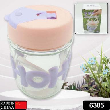 PRINTED COFFEE CUP WITH LID AND GLASS CUP FOR TEA AND COFFEE MUG