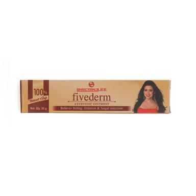 30Gm Fivederm Ayurvedic Ointment Dry Place