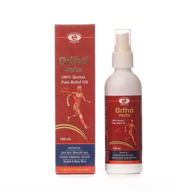 100Ml Ortho Herbs Joint Pain Musculer Pain Cramps Herbal Pain Relief Oil Age Group: For Adults